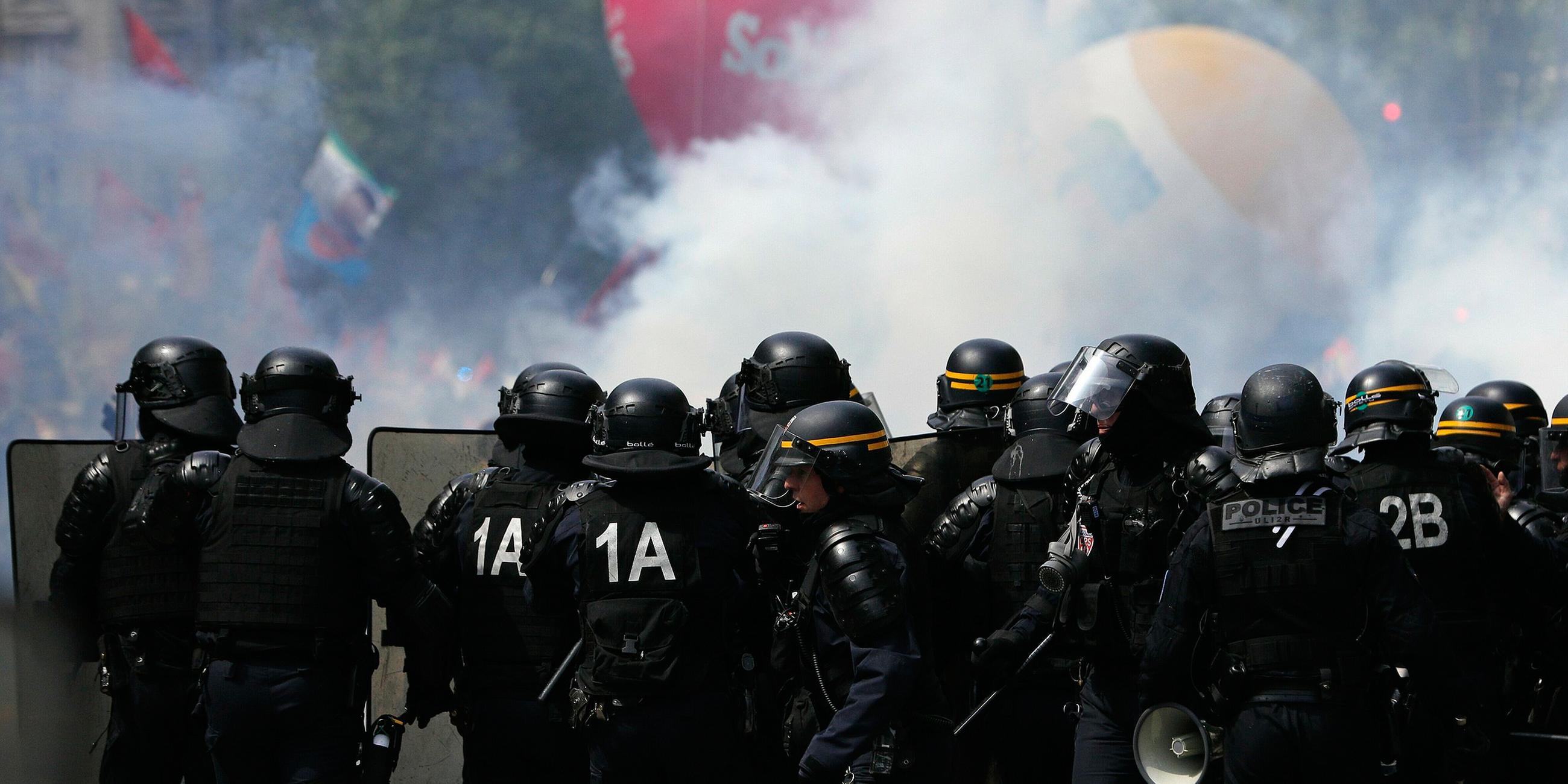 Mai-Demos in Paris
