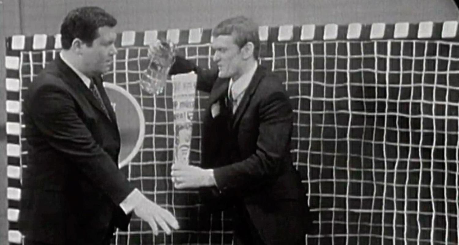 Wim Thoelke und Sepp Maier