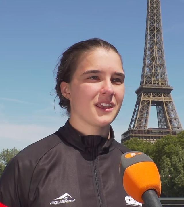 Maike Elena Halbisch im Interview mit dem ZDF.