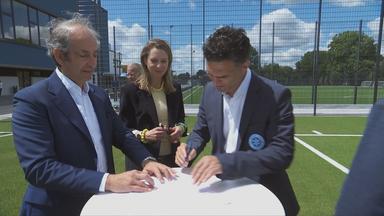 Rund 21 Millionen Euro hat der Bau des Sportzentrums in Makkabi gekostet.