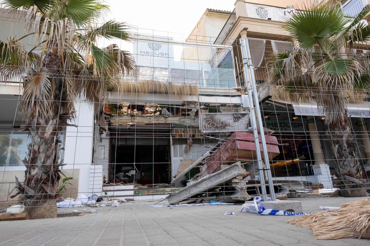 Eingestürztes Restauran auf Mallorca