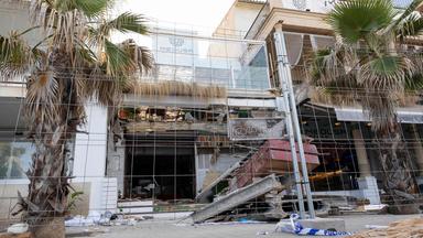 Eingestürztes Restauran auf Mallorca