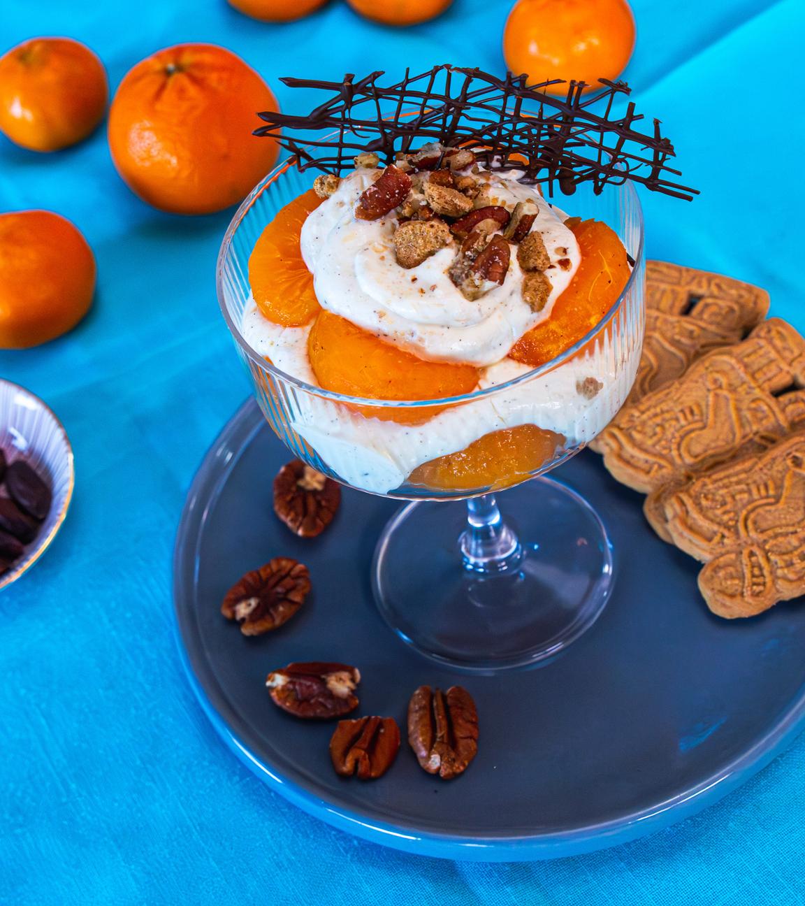 Mandarinen-Spekulatius-Schichtdessert