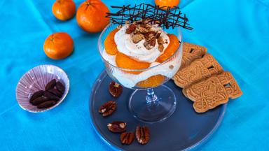 Mandarinen-Spekulatius-Schichtdessert