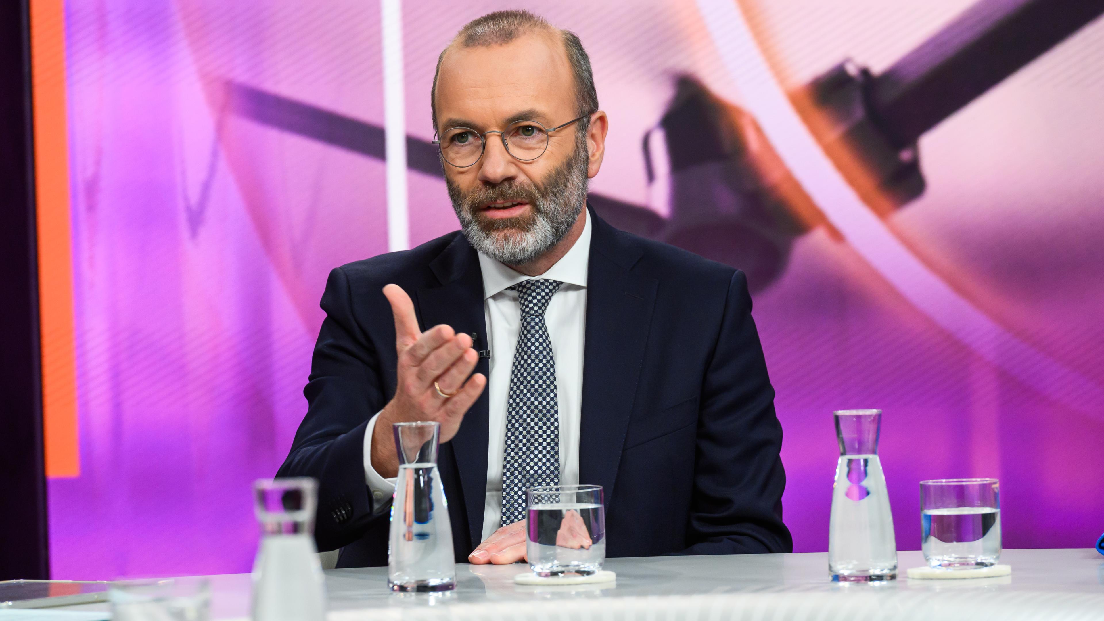 Manfred Weber bei Maybrit Illner