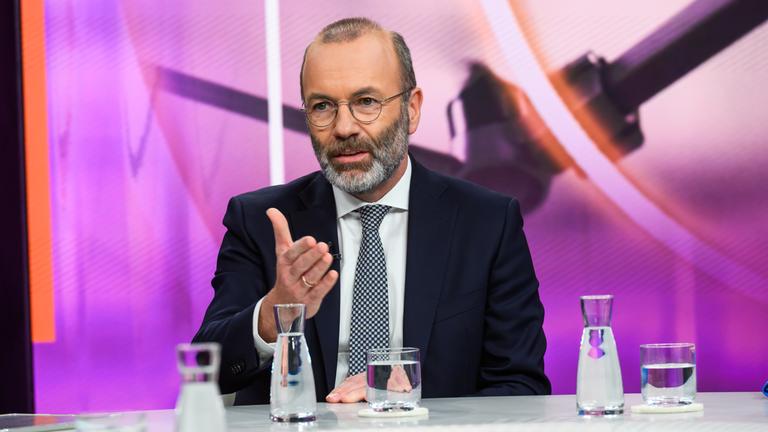 Manfred Weber bei Maybrit Illner