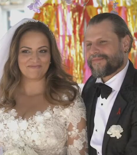 Schauspieler Manuel Cortez mit seiner Frau