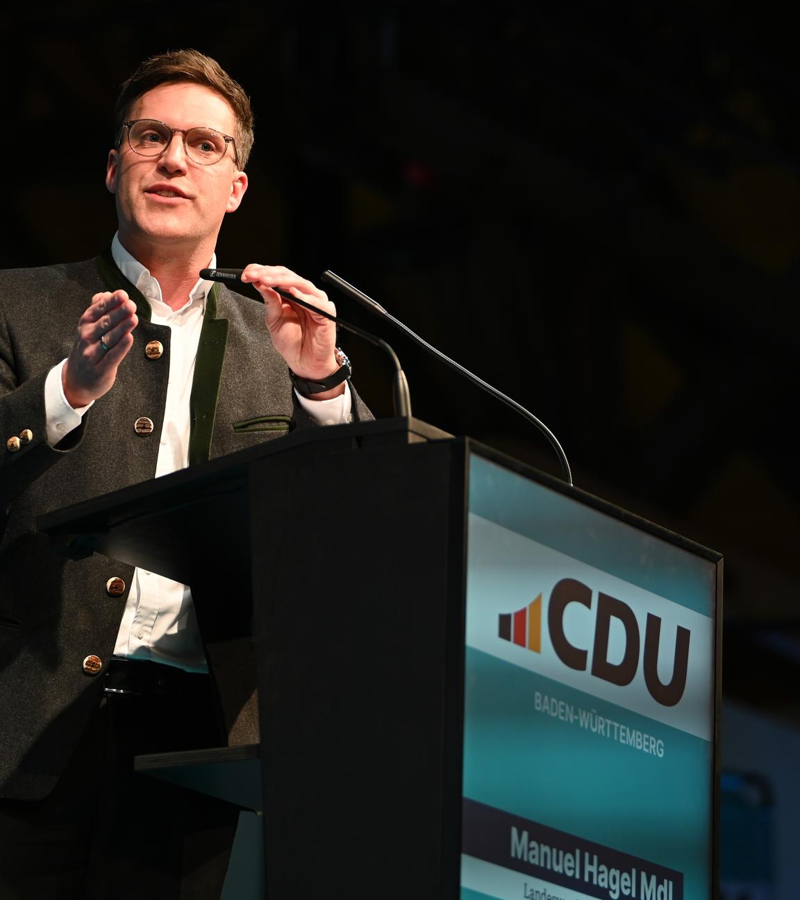 Manuel Hagel, Landesvorsitzender der CDU in Baden-Württemberg.