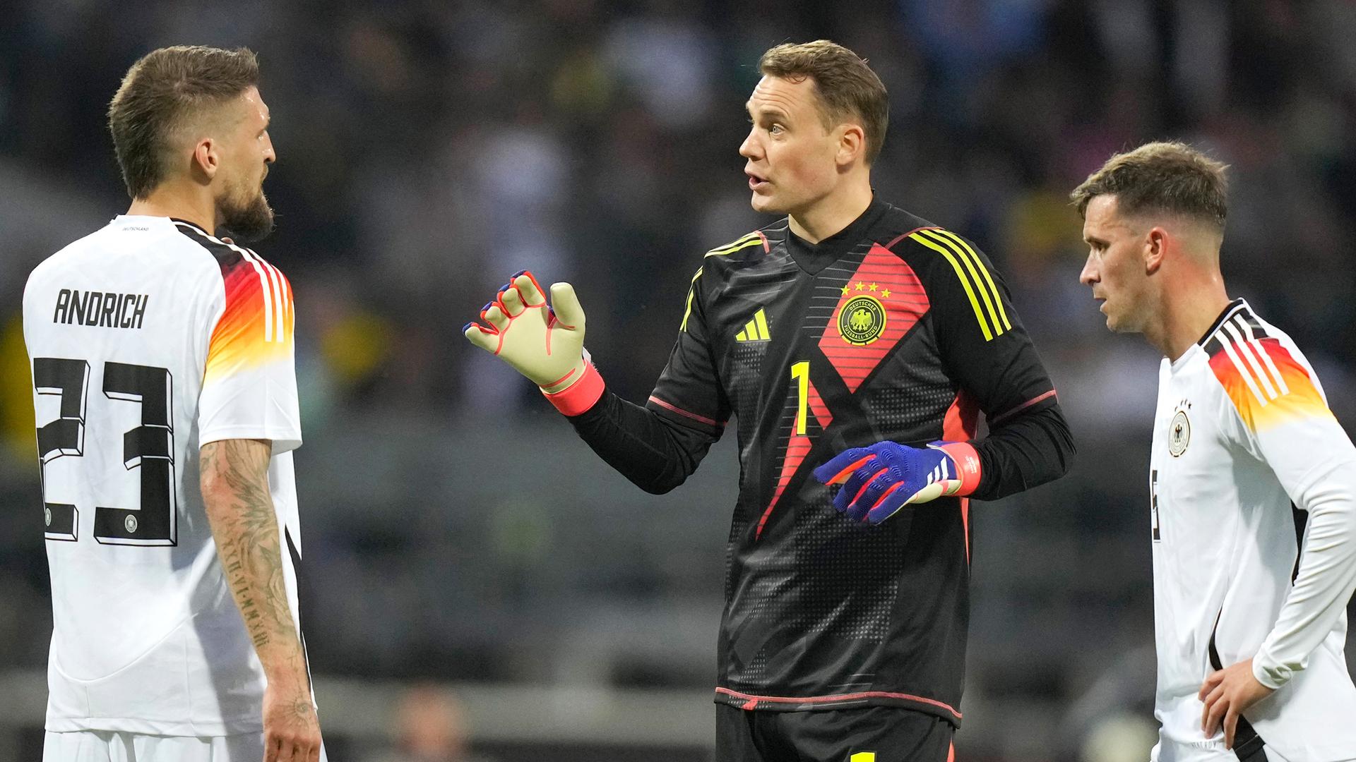 Manuel Neuer am 03.06.2024 in Nürnberg