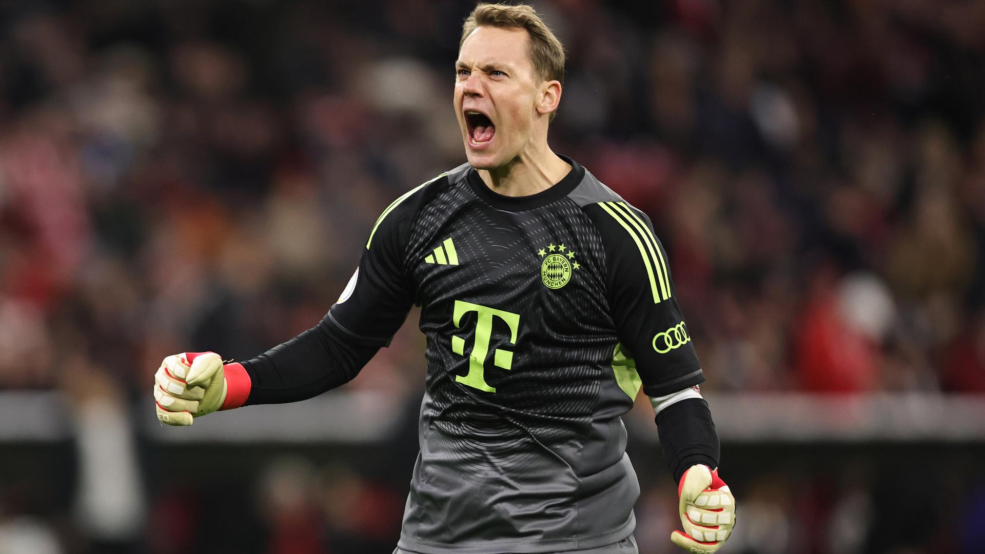 Manuel Neuer in Aktion