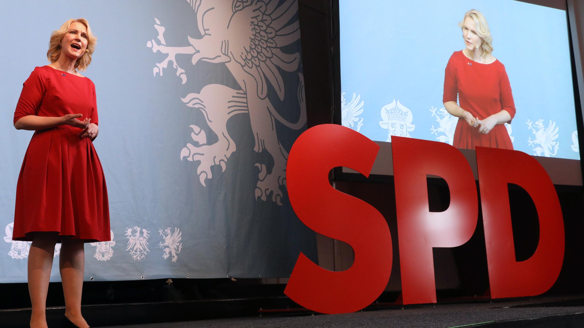 Manuela Schwesig, Landesvorsitzende und Ministerpräsidentin von Mecklenburg-Vorpommern