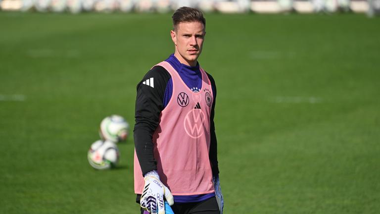 Torwart Marc-Andre ter Stegen im Trainingslager der Nationalmannschaft in Herzogenaurach am 30.05.2025.