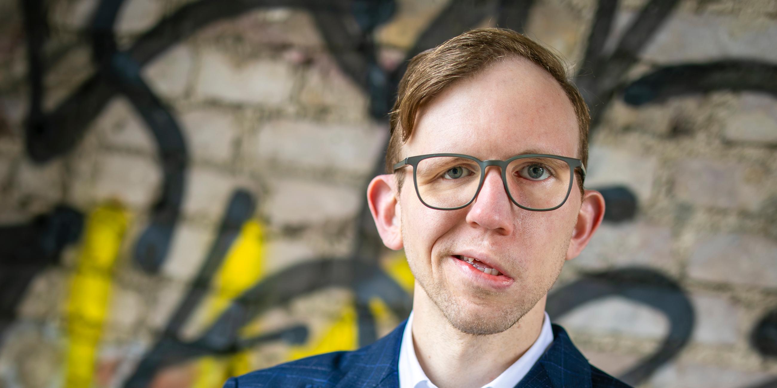 Der Gründer des Projektes "Mutmacher": Marcel Friederich