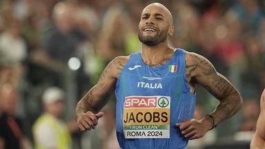 Sprinter Marcell Jacobs aus Italien im Jahre 2024