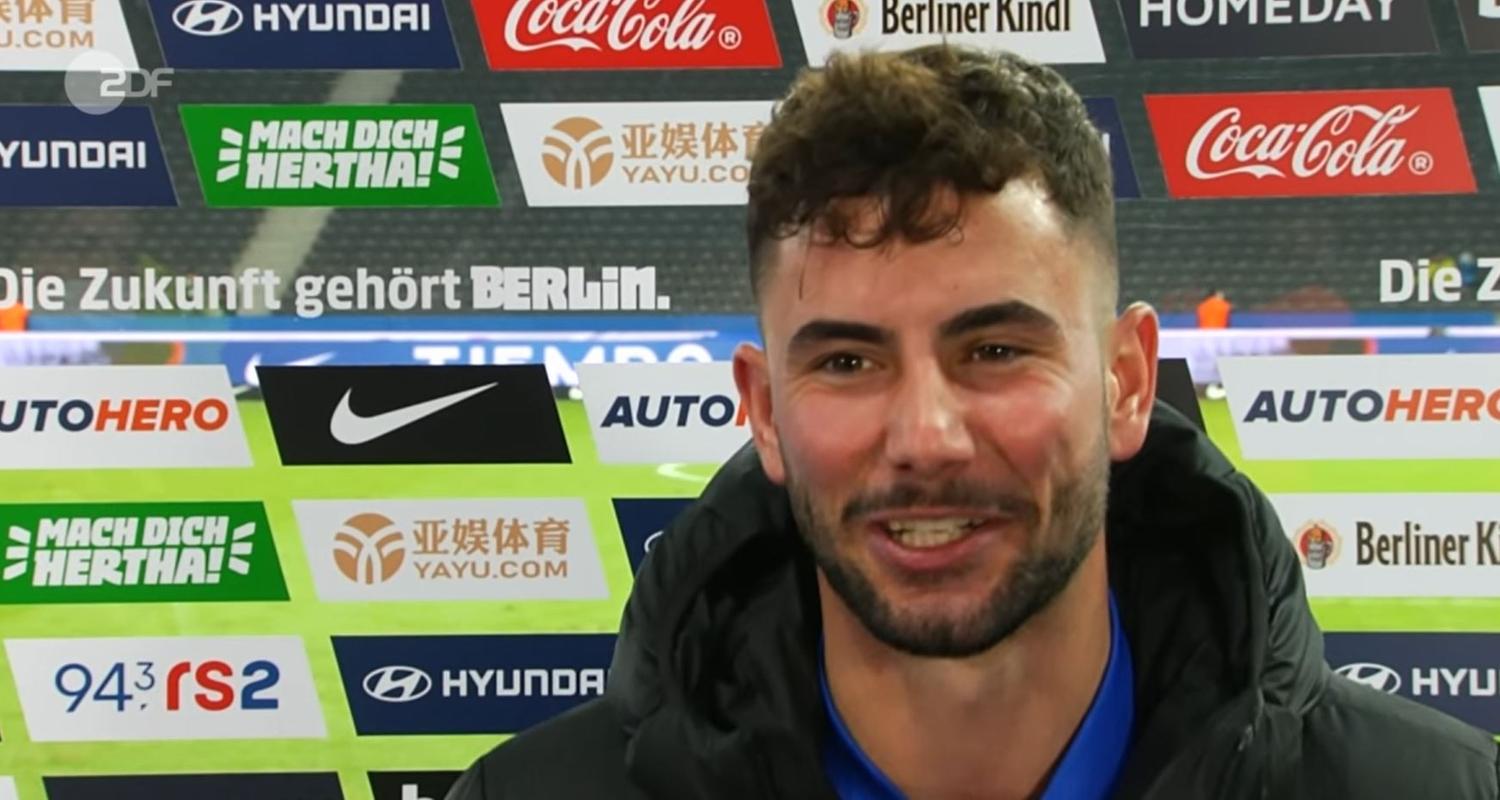 Fußball: Marco Richter von Hertha BSC.
