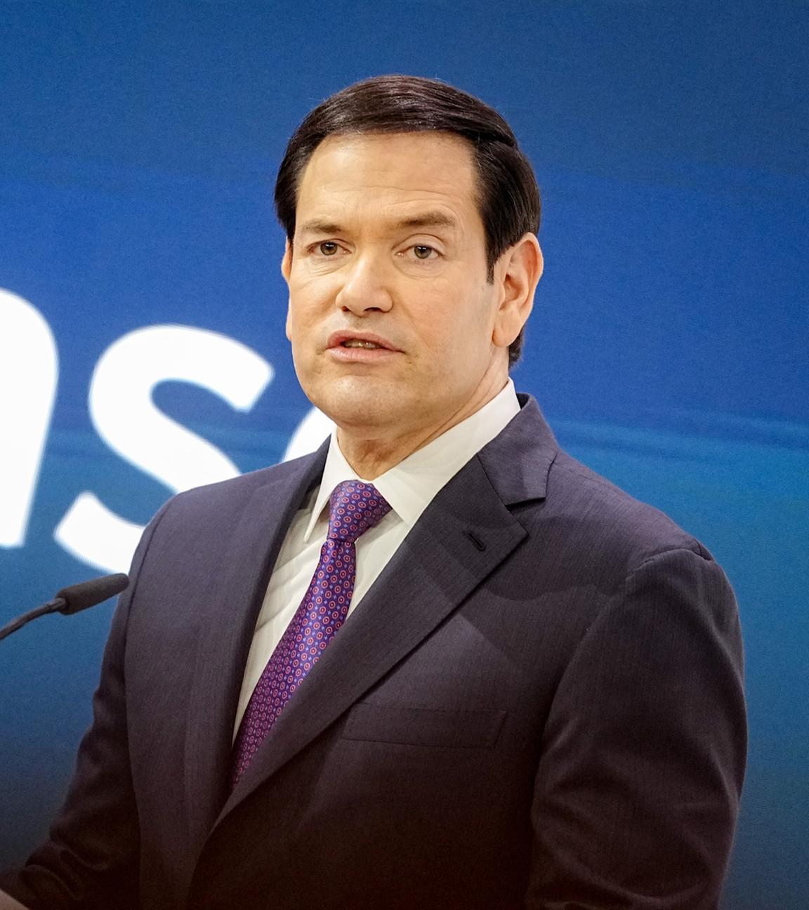 Der US-Außenminister Marco Rubio spricht am 14.02.2026 bei der 62. Münchner Sicherheitskonferenz im Bayrischen Hof in München.