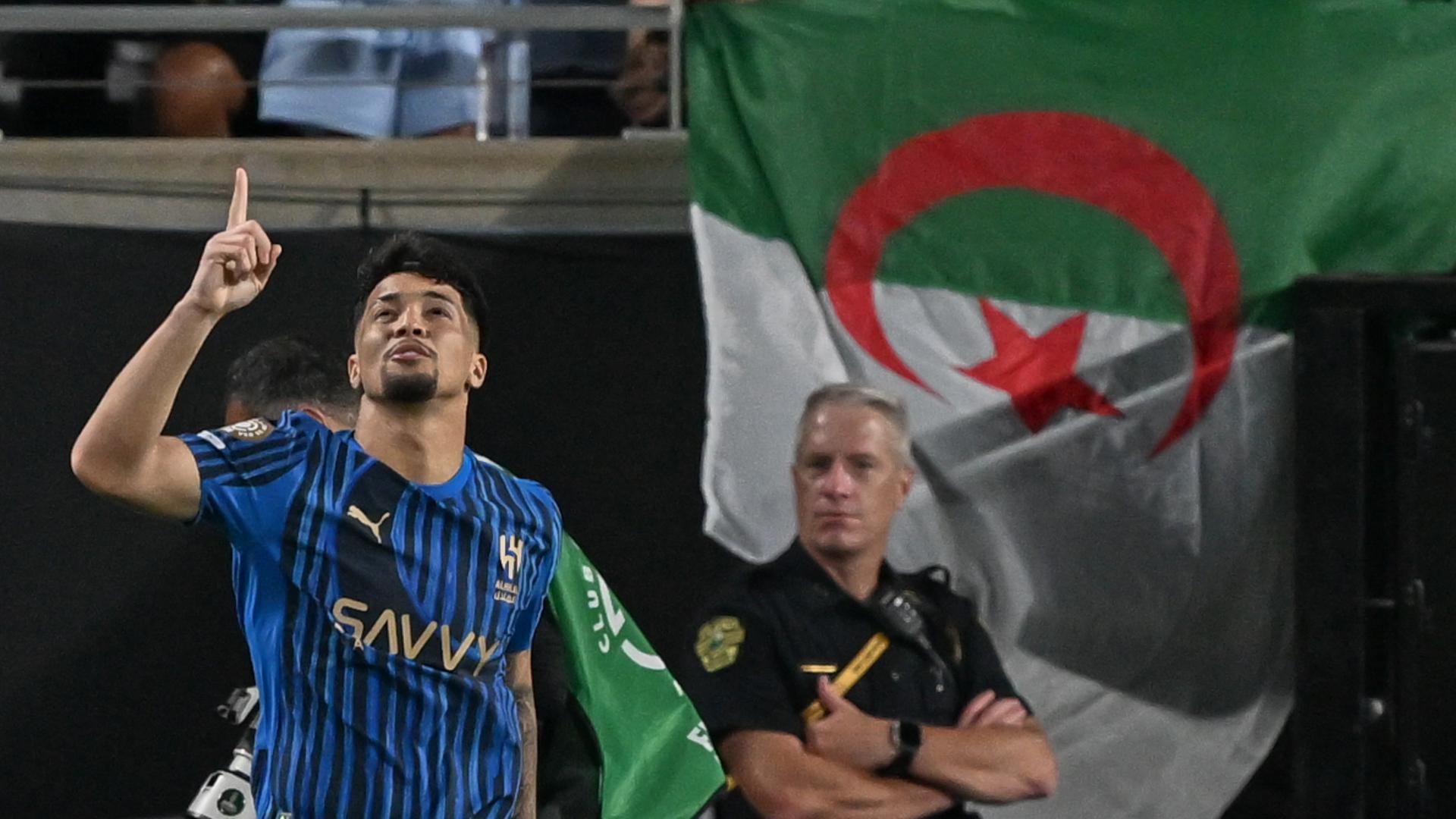 Marcos Leonardo von Al Hilal feiert sein Tor beim Spiel des Fifa Club World Cups am 30.06.2025 gegen Manchester City.