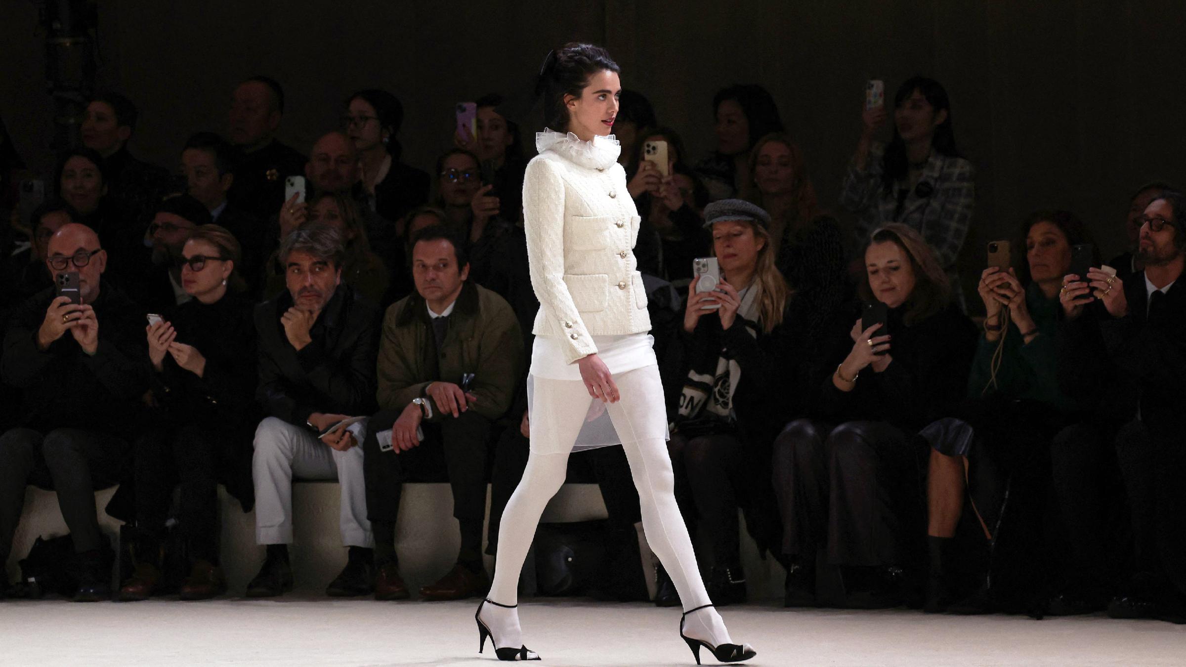 Margaret Qualley in Paris