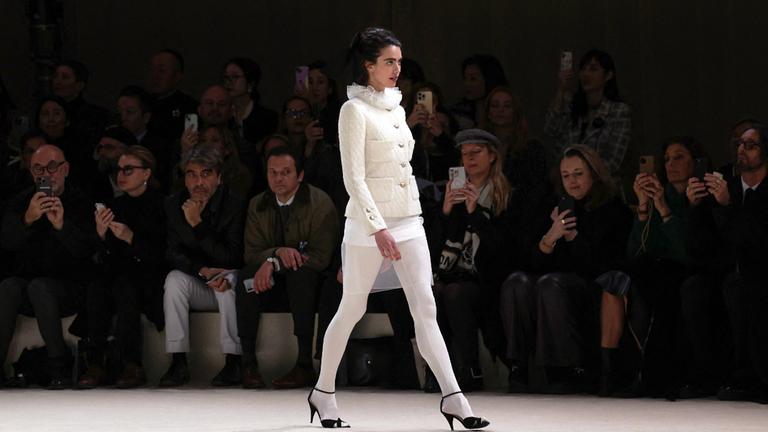 Margaret Qualley in Paris