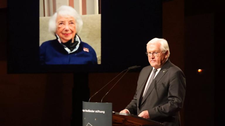 Bundespräsident Steinmeier bei Friedlaender Stiftung