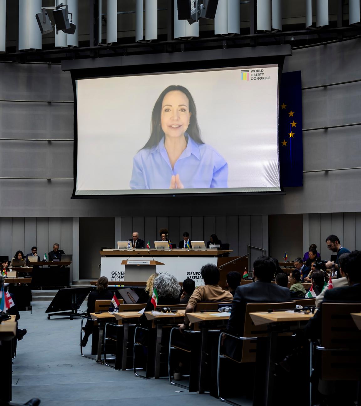 Maria Corina Machado bei der «Freedom Week»