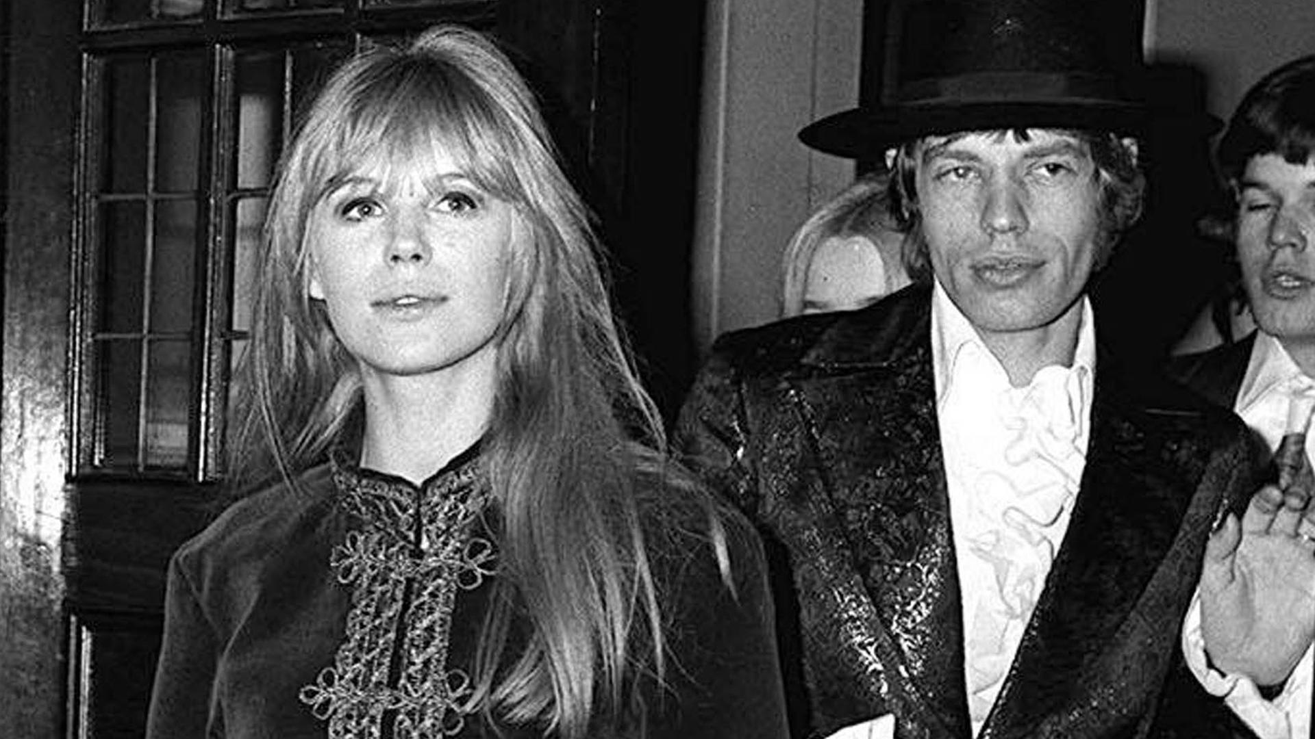 Marianne Faithfull und Mick Jagger