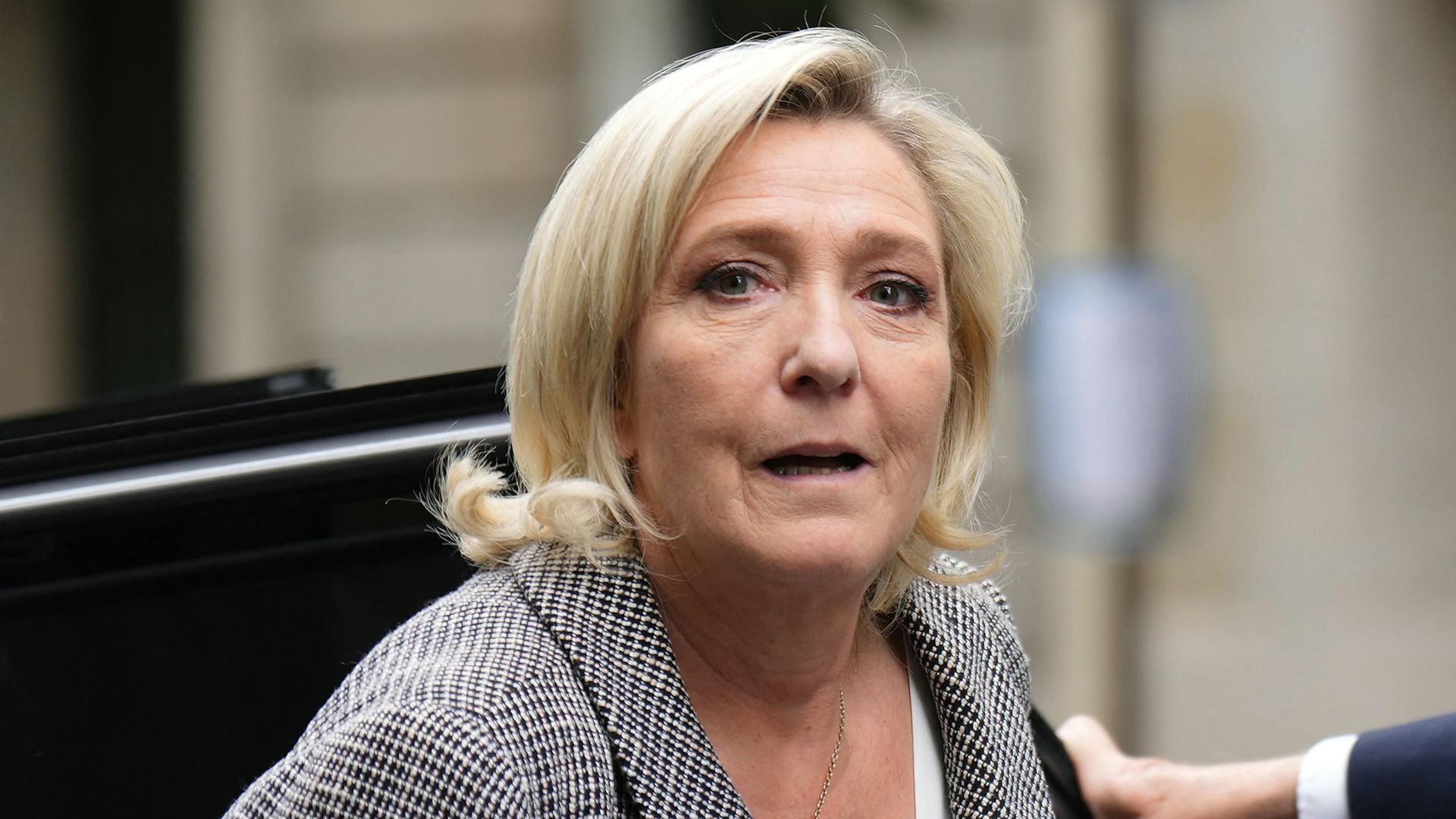 Marine Le Pen in Paris, aufgenommen am 08.07.29024