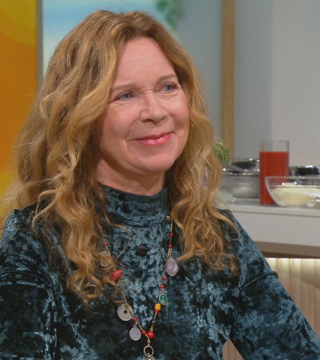 Schauspielerin Marion Kracht bei Volle Kanne im Studio.