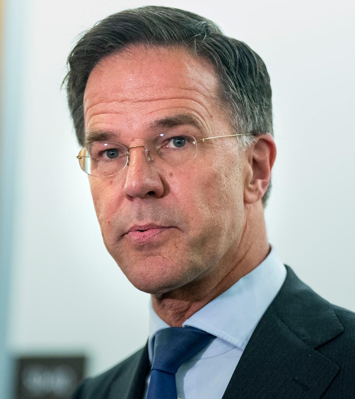 Nato-Generalsekretär bei einer Pressekonferenz in Washington.