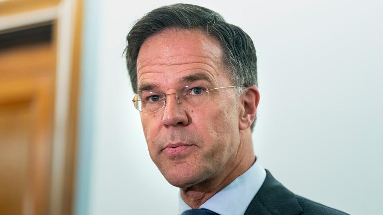 Nato-Generalsekretär bei einer Pressekonferenz in Washington.