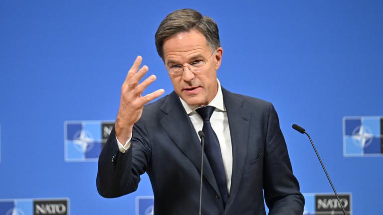 NATO Secretary General Mark Rutte holds a press conference at NATO Headquarters