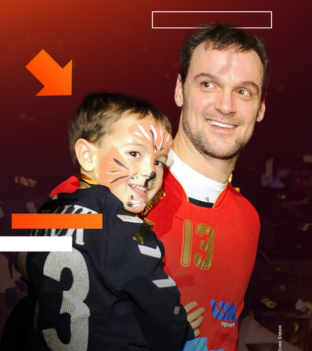 Markus Baur und sein Sohn Mika
