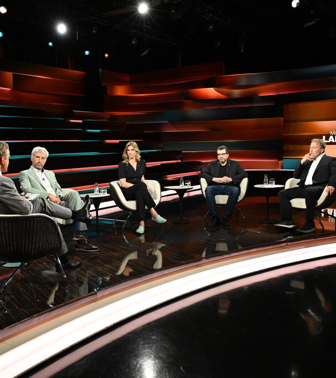 Markus Lanz vom 10. Juli 2025: Markus Lanz, Boris Palmer, Maja Göpel, Jochen Marotzke und Axel Bojanowski