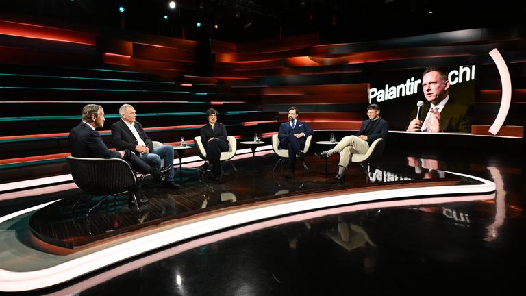 Markus Lanz vom 12. Juni 2025: Markus Lanz, Jan van Aken, Mariam Lau, Frank Sauer, Fritz Espenlaub