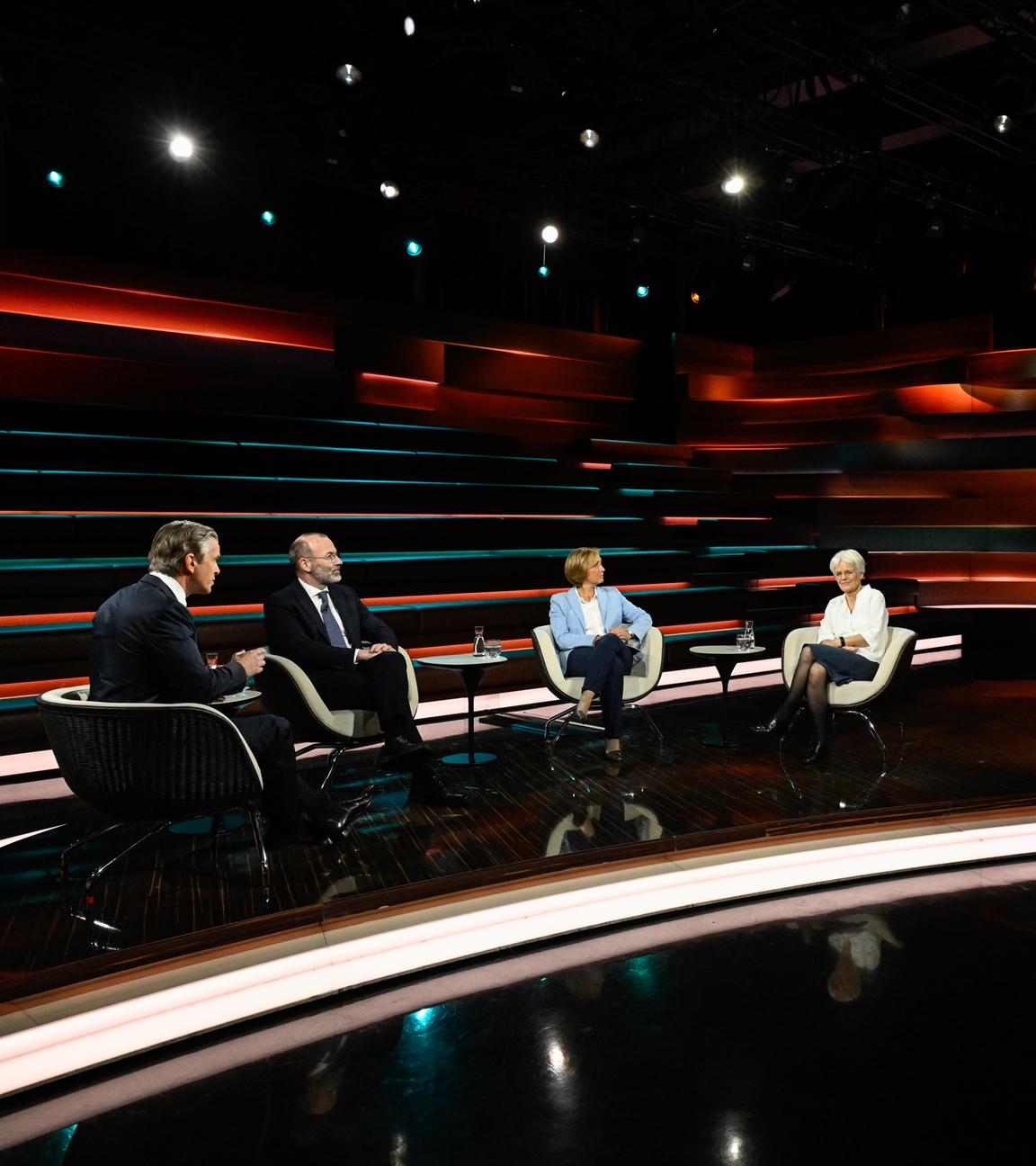 Markus Lanz von 14. Januar 2026: Markus Lanz, Manfred Weber, Beatrix von Storch, Ulrike Herrmann, John Bolton, Phoebe Gaa