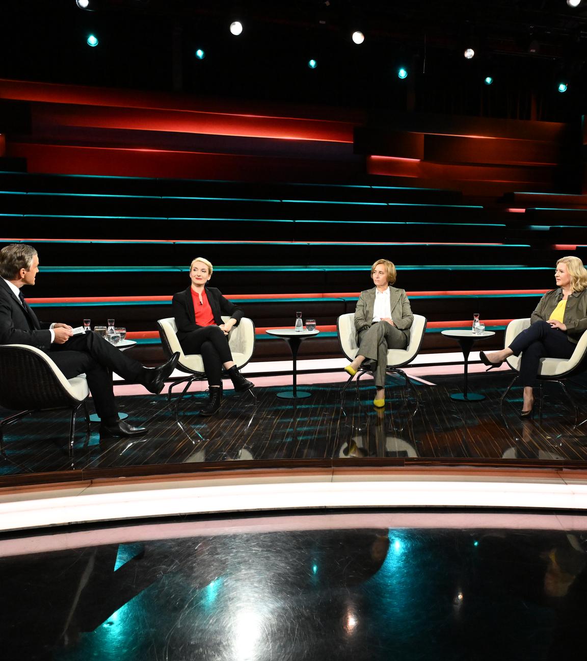 Markus Lanz vom 15. Oktober 2025: Markus Lanz, Ines Schwerdtner, Beatrix von Storch, Eva Quadbeck, Claudia Major