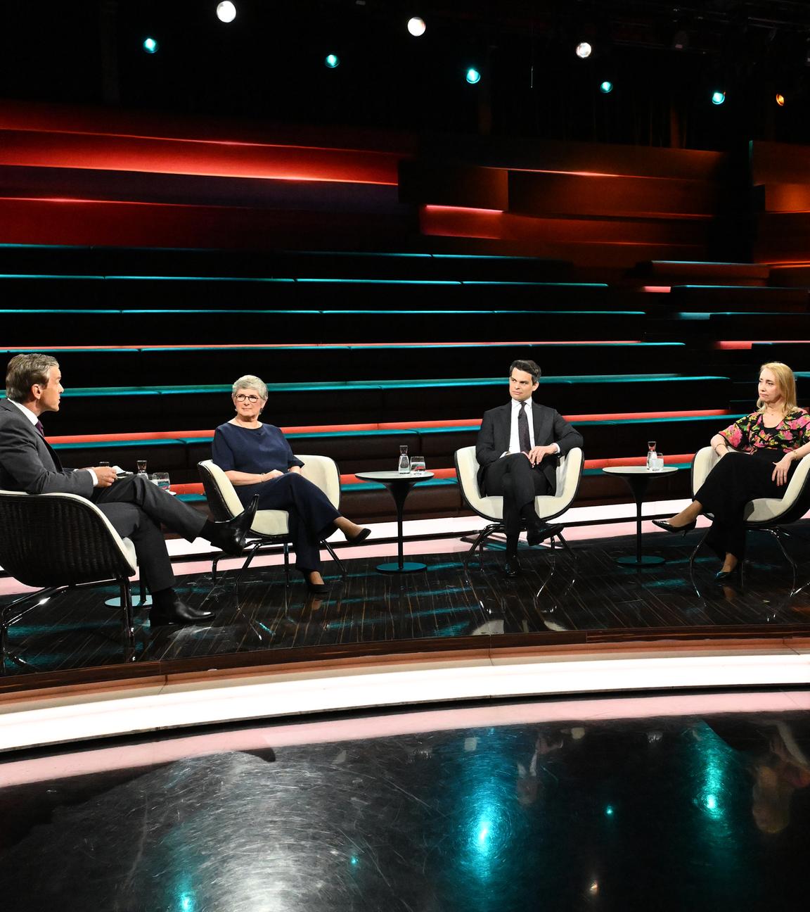 Markus lanz vom 16. Juli 2025: Markus Lanz, Britta Haßelmann, Christoph Ploß, Melanie Amann, Robin Alexander 