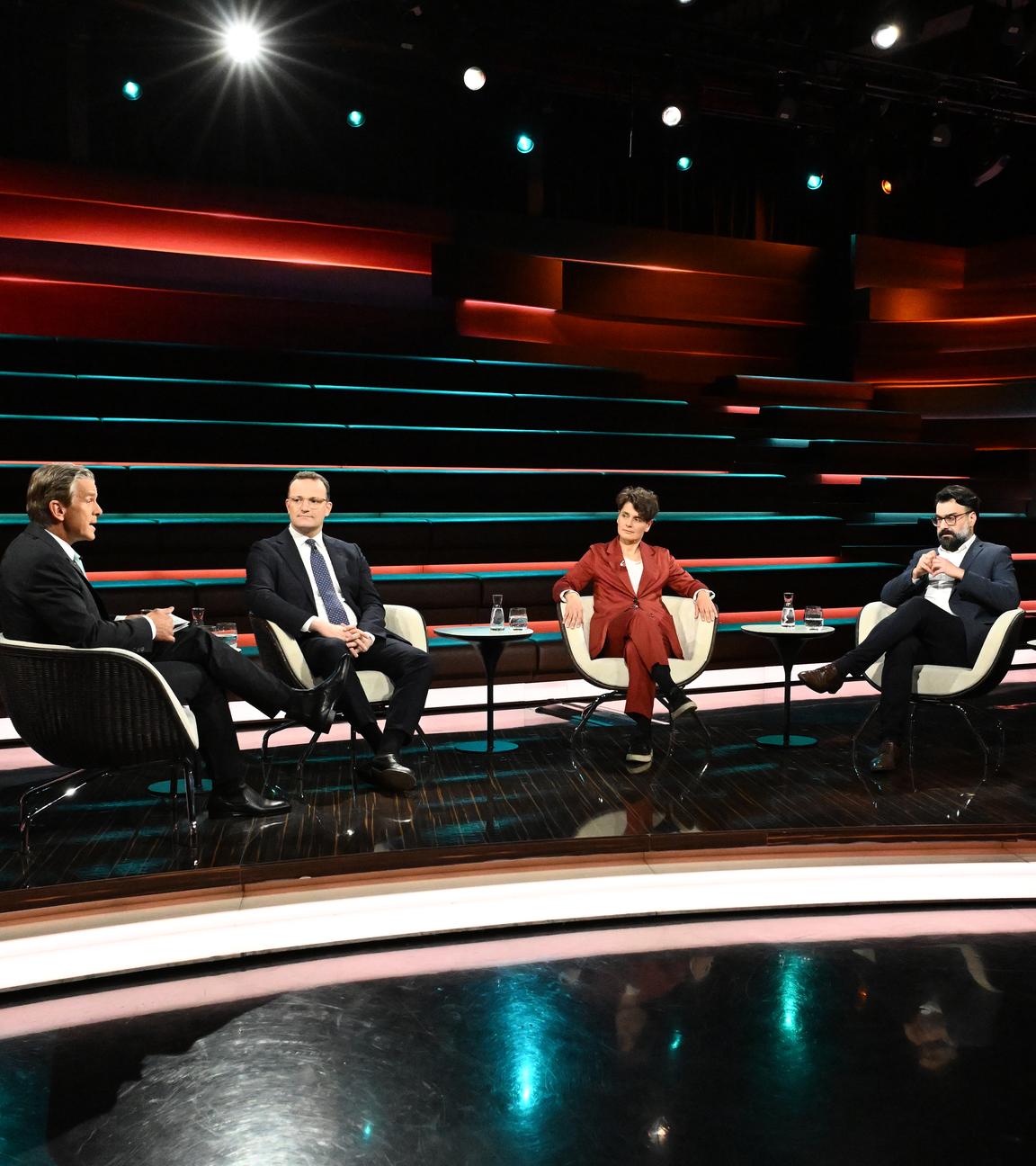Markus Lanz vom 18. Juni 2025: Markus Lanz, Jens Spahn, Anna Lehmann, Ali Fathollah-Nejad, Christian Mölling