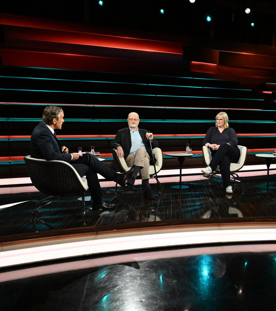 Markus Lanz vom 20. November 2025: Markus Lanz, Niklas Frank, Henrike Claussen, Ronen Steinke, Kai Ambos