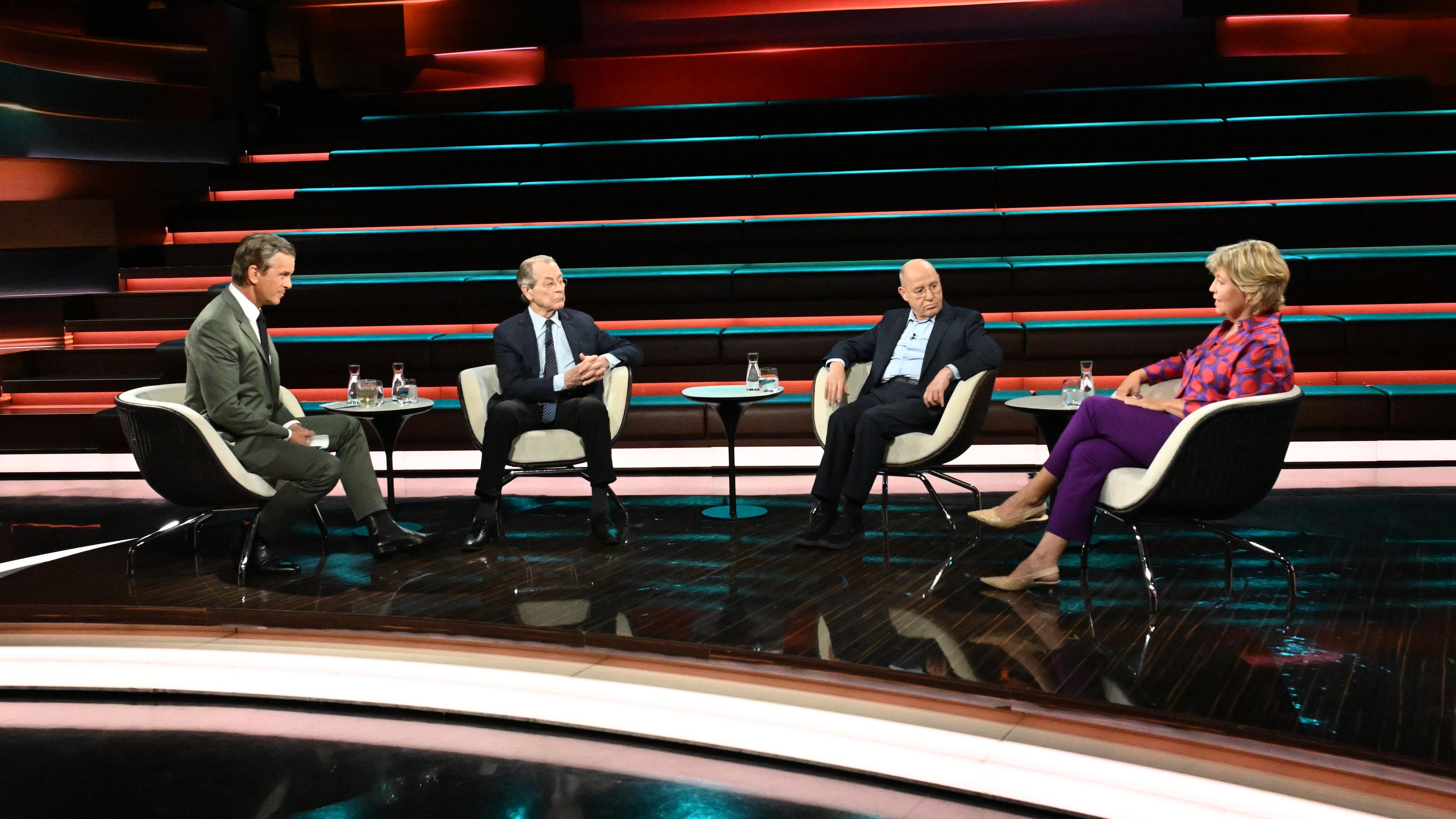 Markus Lanz vom 22. Juli 2025: Markus Lanz, Franz Müntefering, Gregor Gysi, Andrea Römmele