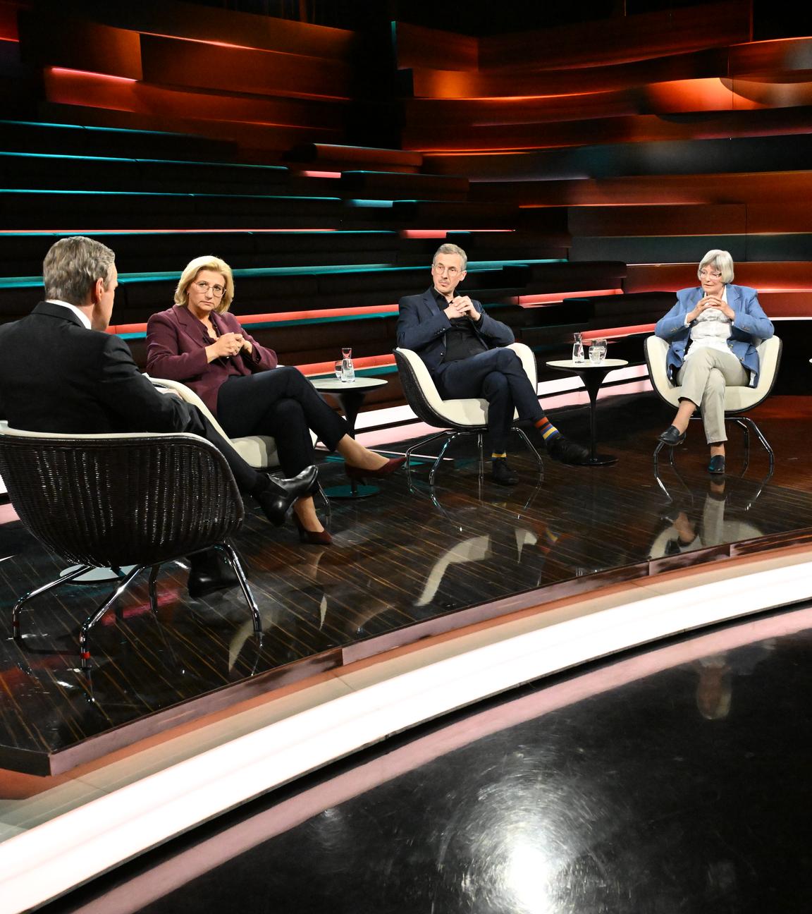 Markus Lanz vom 23. April 2026: Markus Lanz, Anke Rehlinger, Daniel Friedrich Sturm, Gerrit Huy, Marcus Bensmann