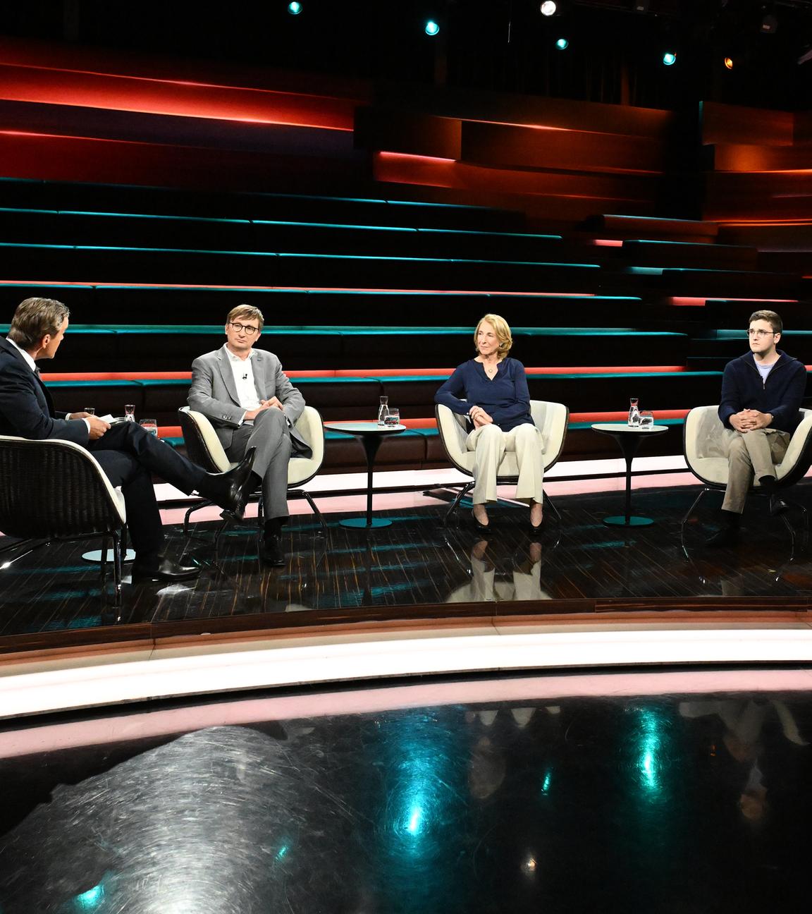 Markus Lanz vom 23. Juli 2025: Markus Lanz, Sönke Neitzel, Katrin Eigendorf, Ole Nymoen, Andrey Gurkov