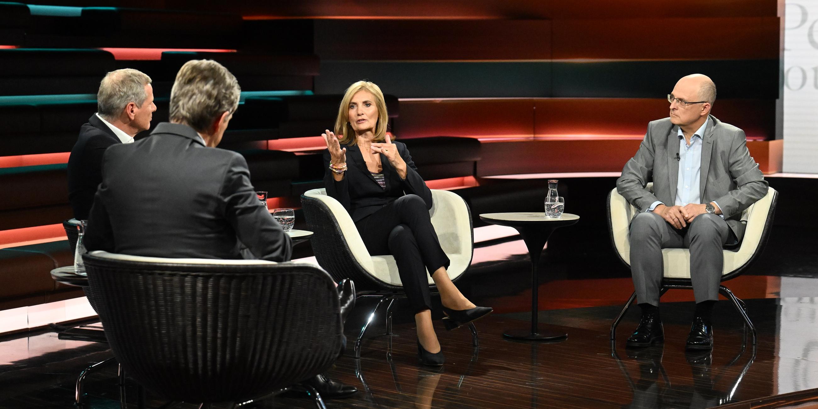 Markus Lanz vom 23. Oktober 2025: Markus Lanz, Georg Mascolo, Katja Gloger, Andrey Gurkov
