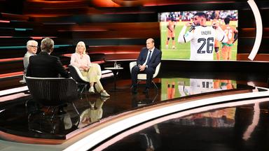 Markus Lanz vom 24. Juni 2026: Marcel Reif, Markus Lanz, Gaby Papenburg, Robin Alexander