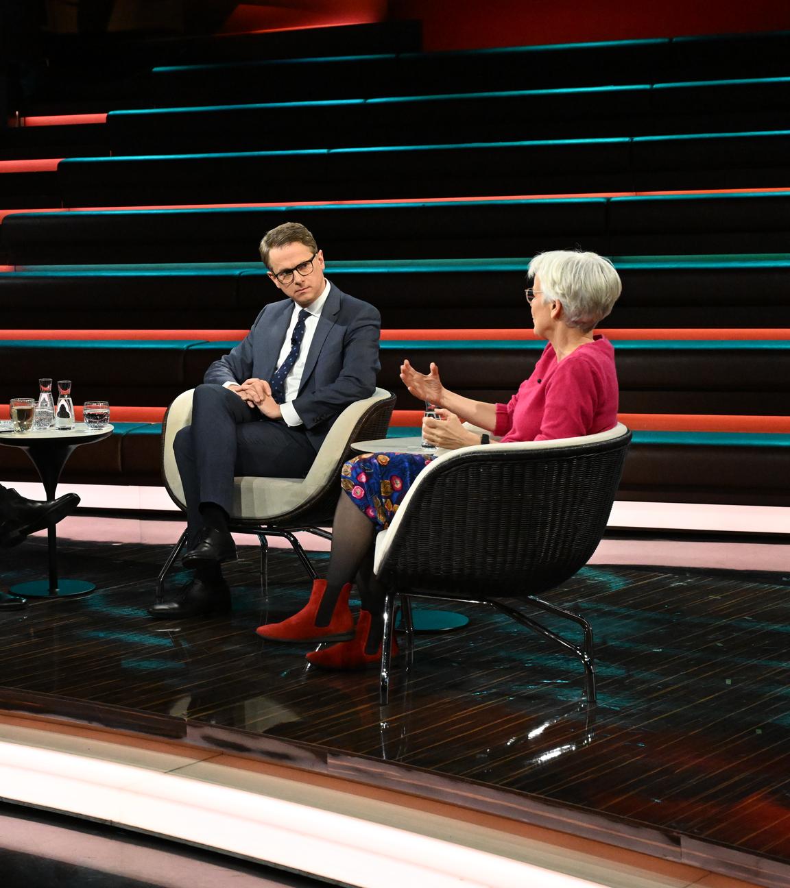 Markus Lanz vom 25. Februar 2026: Markus Lanz, Carsten Linnemann, Ulrike Herrmann