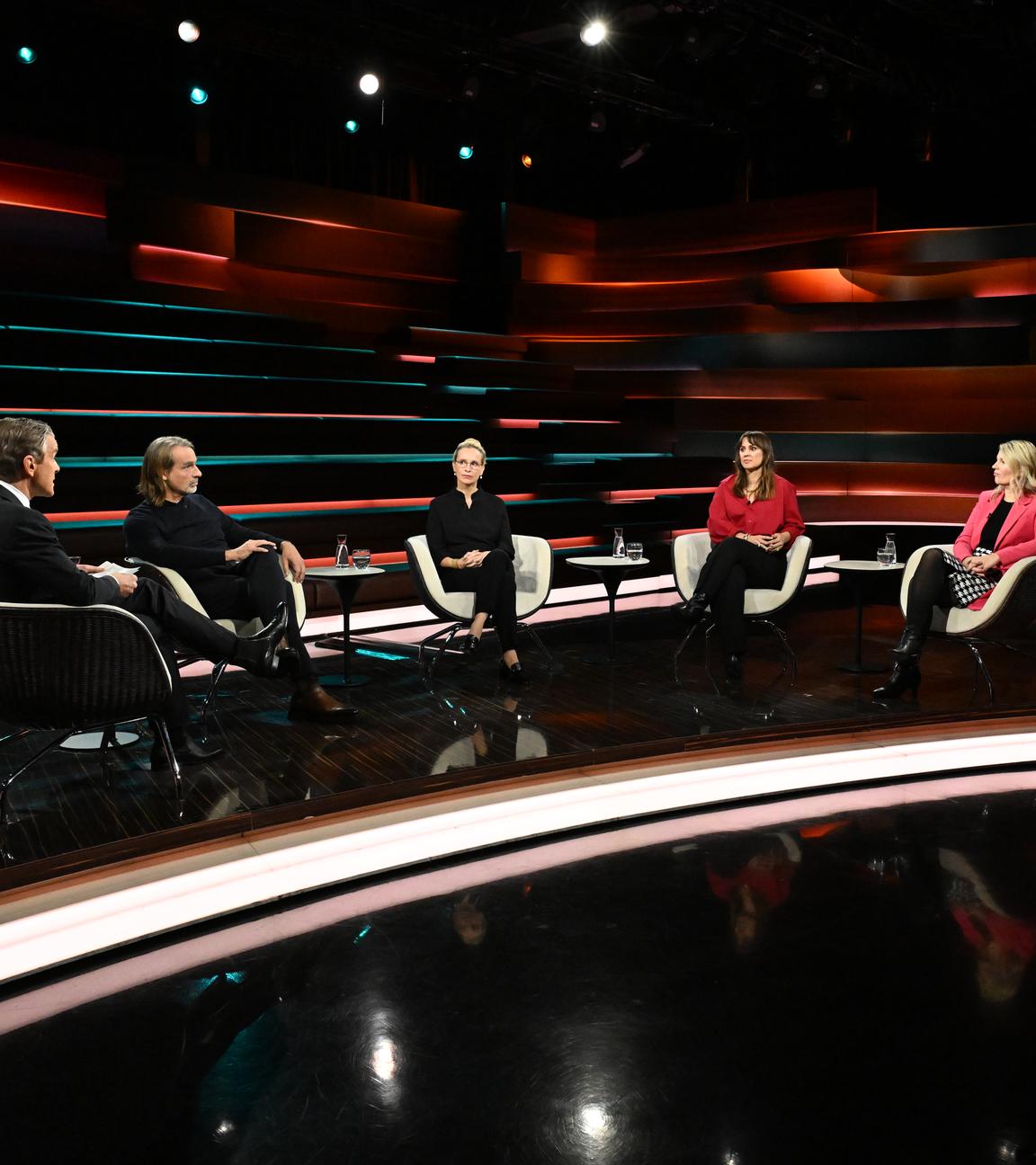 Markus Lanz vom 27. November 2025: Markus Lanz, Richard David Precht, Frauke Brosius-Gersdorf, Jagoda Marinić, Annett Meiritz