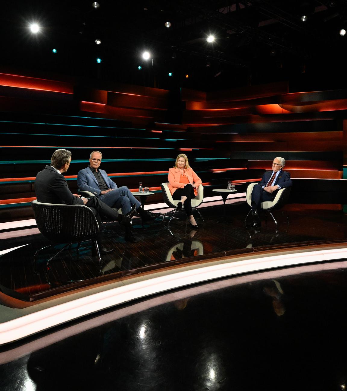 Markus Lanz vom 29. April 2026: Markus Lanz, Matthias Miersch, Eva Quadbeck, Rüdiger von Fritsch