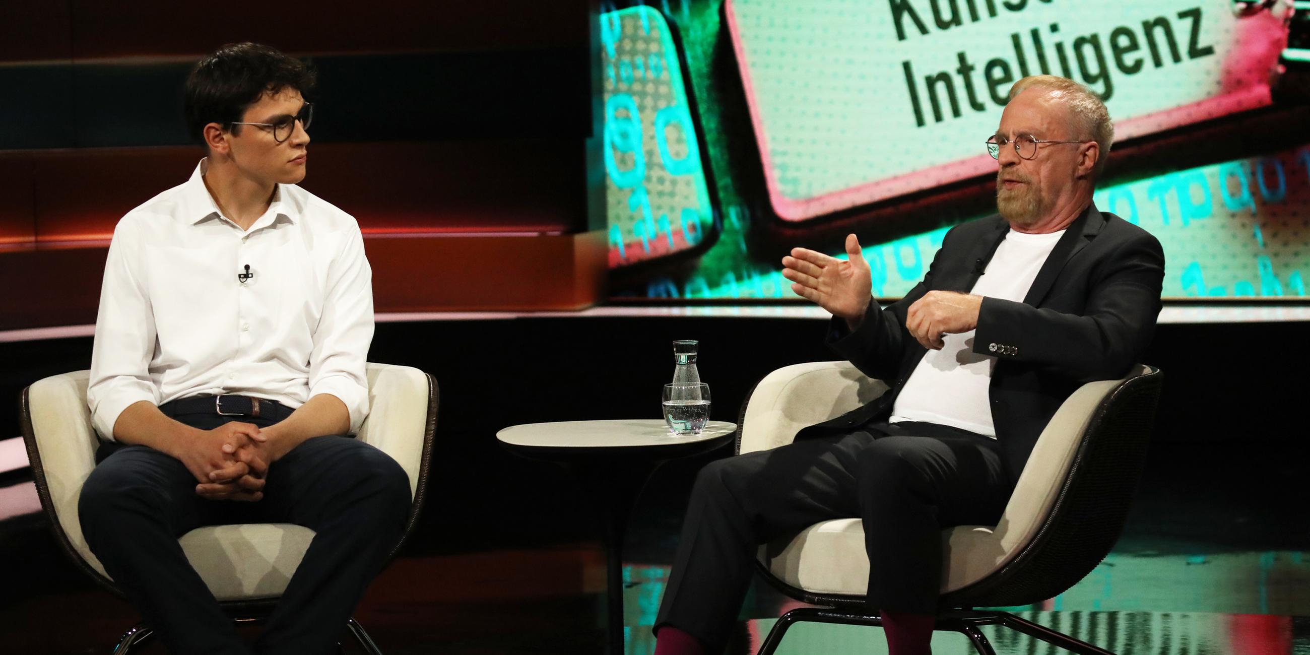 Florian Fabricius und Hans Uszkoreit bei Markus Lanz.