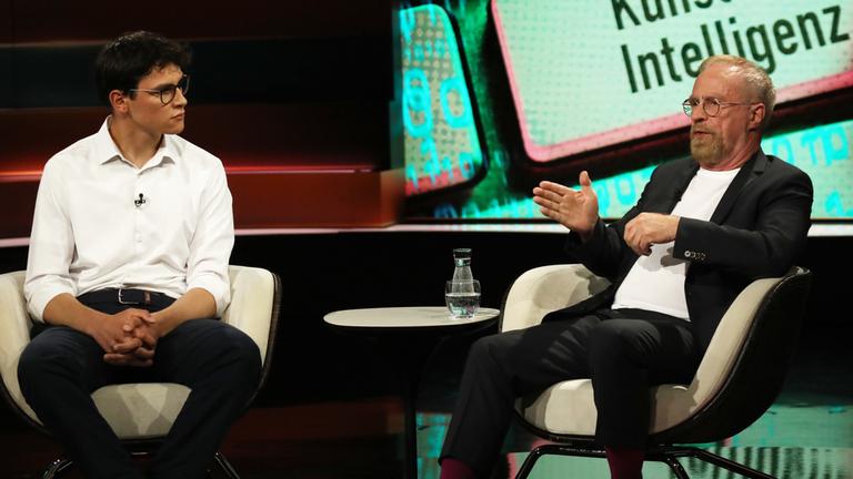 Florian Fabricius und Hans Uszkoreit bei Markus Lanz.