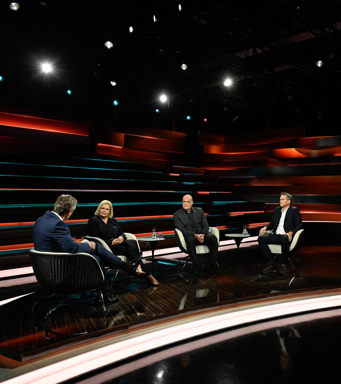 Markus Lanz vom 9. September 2025: Markus Lanz, Nancy Faeser, Robin Alexander, Gerald Knaus